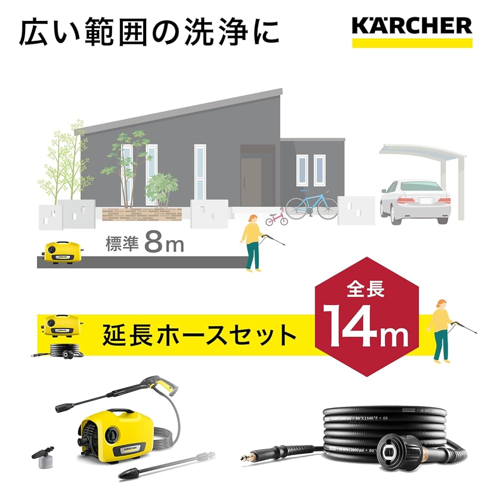 Amazon | ケルヒャー(KARCHER) 高圧洗浄機 K2 サイレント 1.600